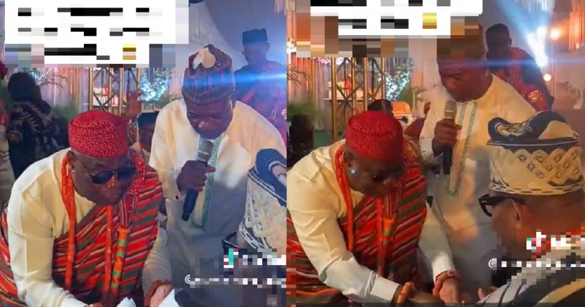 “Father of the year” – Reactions as bride’s father returns bride price to groom with warning (Video)