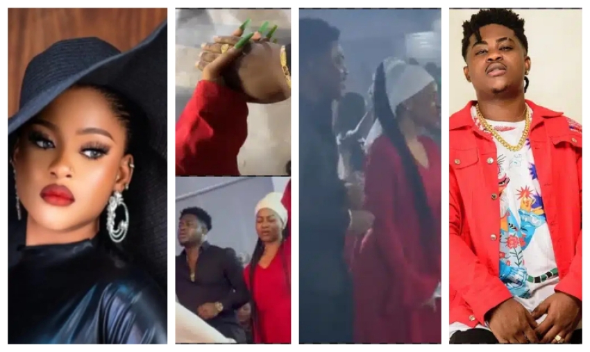  Phyna and Danny Young spotted in church during Sunday service, sparks dating rumor