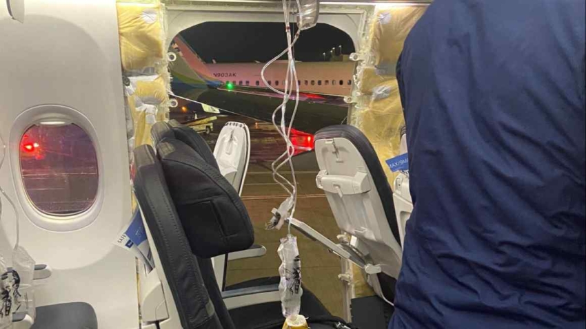 Alaska Airlines grounds 65 Boeing Max 9s after window blows out during flight