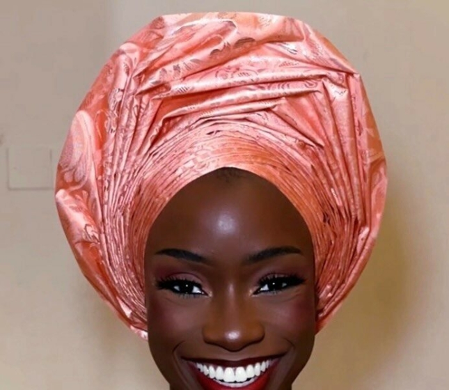  Wedding Guest Style: Watch This Pleated Gele Crafting Process On Whitney Madueke