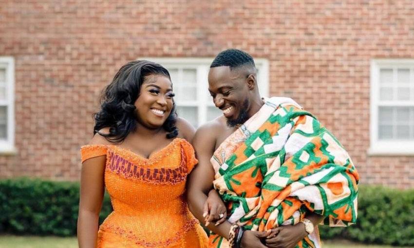 It’s a Vibrant Ghanaian Love Affair With Emmanuella and Evans’ Trad!
