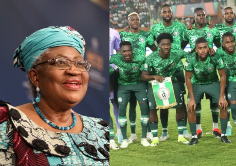 ‘Let’s get it done’– Okonjo-Iweala appeals Super Eagles to secure victory against South Africa