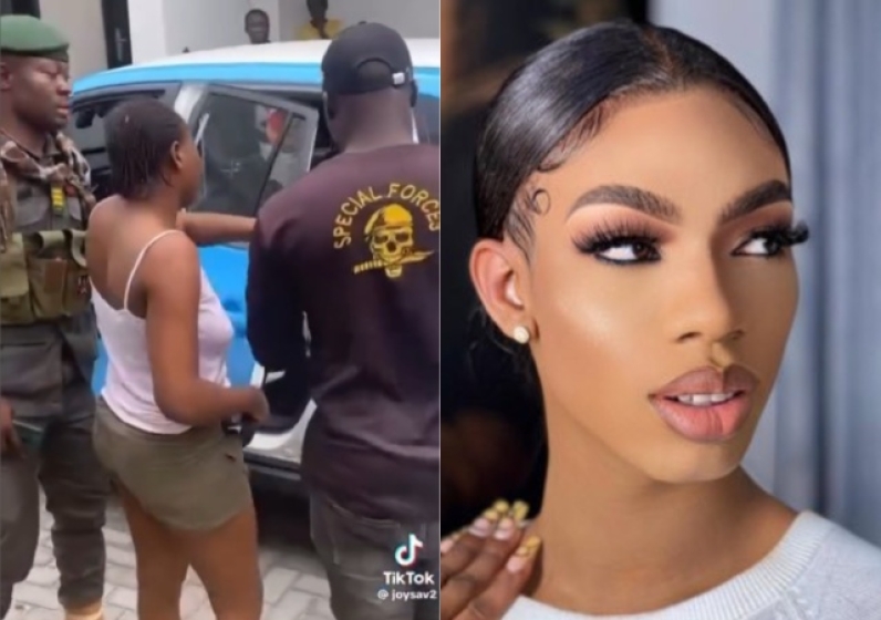  Crossdresser James James Brown arrests female neighbour who assaulted him