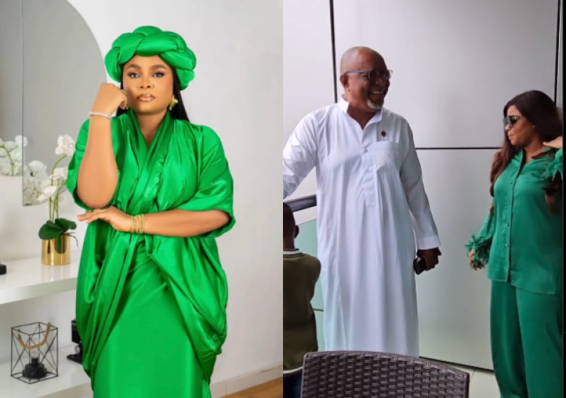 Actress Bimbo Ademoye sweetly celebrates father on his birthday