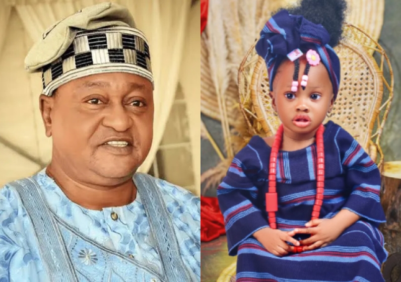  Actor Jide Kosoko celebrates his granddaughter as she turns one