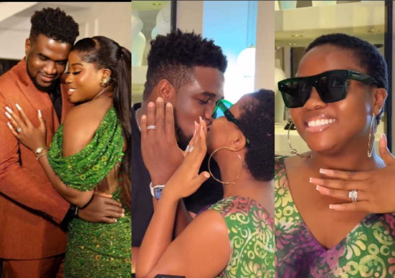  Veekee James And Husband Get Customised Diamond Wedding Rings To Celebrate Wedding Anniversary