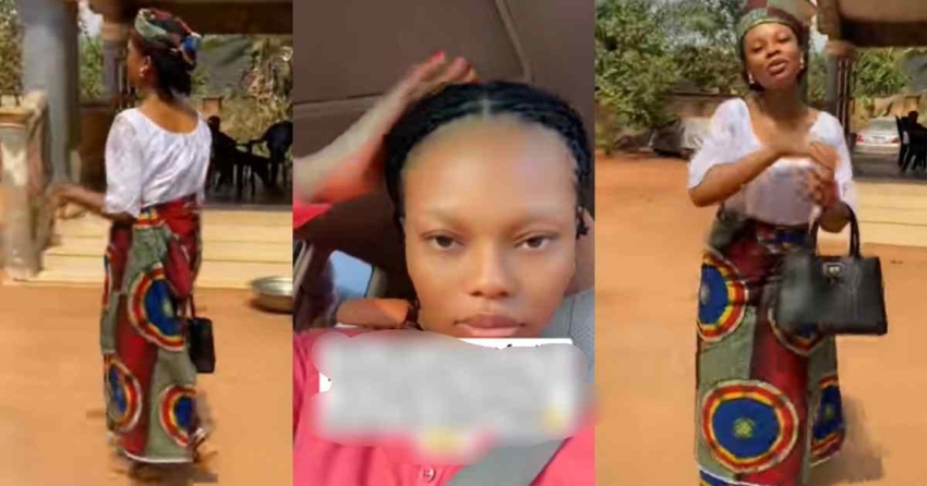 “Mama intentionally sew that dress for you” –  Unprepared daughter-in-law wears the vintage lace her mother-in-law sewed in ‘1998’ to a married women’s meeting (WATCH)