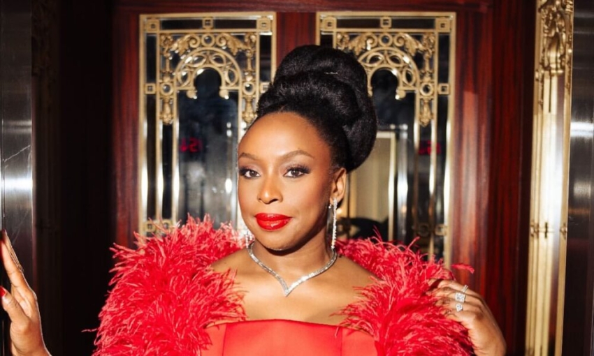 Chimamanda Ngozi Adichie Served a Fashion Moment in Red at Her First-Ever Met Gala