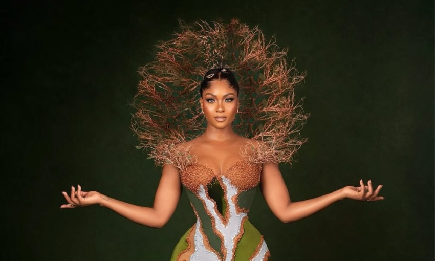  Osas Ighodaro’s AMVCA Look Was an Ode to Mother Nature Itself | See Photos