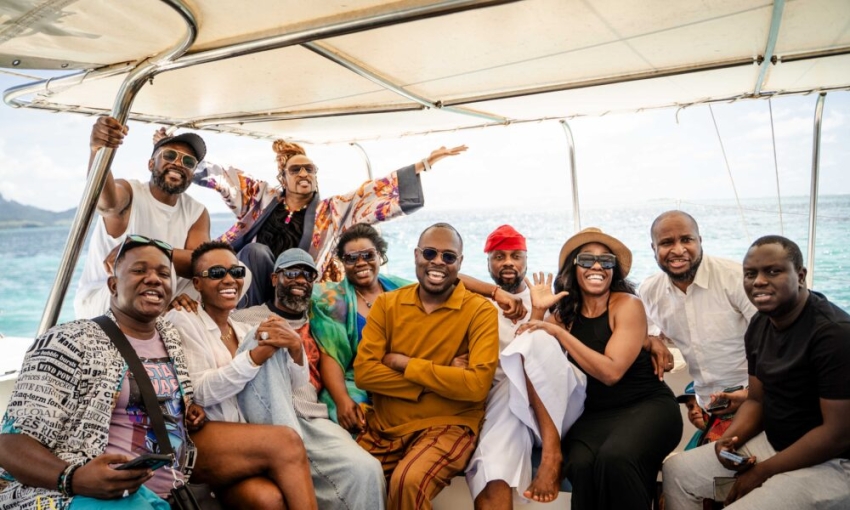 Chude Jideonwo’s 40th Had Surprise Speeches, a Dance Floor & a Private Island | See Photos