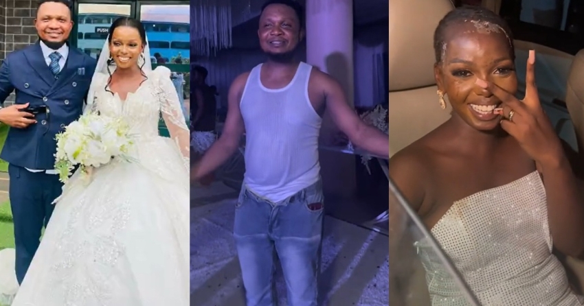 Content creator shares how a couple arrived at their wedding versus how they left (VIDEO)