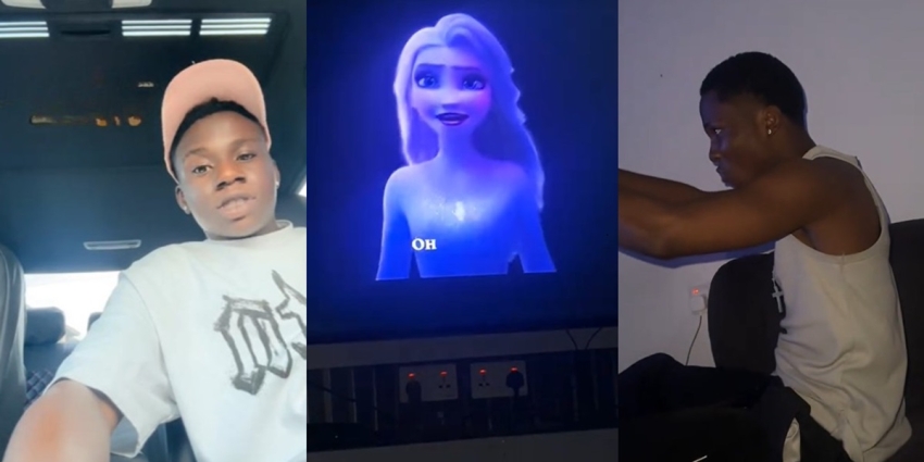  A young man shares how his friend became overwhelmed with nostalgia while watching the popular children’s animation Frozen, singing along to the movie like a child (WATCH)