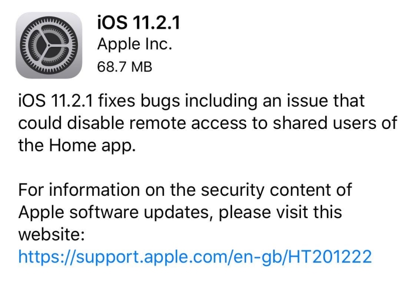 Apple iOS 11.2.1 Is Causing Serious Problems