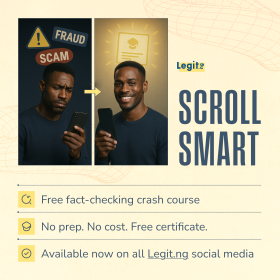 Swipe Smarter: Legit.ng Launches Free Fact-Checking Course to Clean Up Your Feed