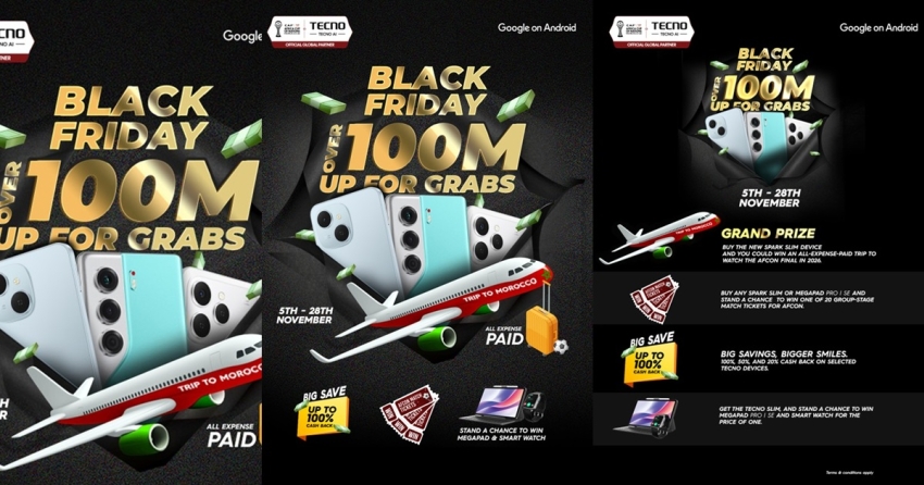 TECNO Wraps Up 2025 Black Friday Sales in Style As It Gifts Customers Tickets to AFCON 2025 in Morocco