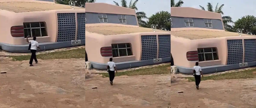 “I’ve Seen It in Movies” – Lady Finally Visits Famous Mercedes House in Delta