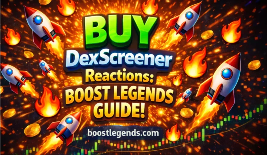 Buy DexScreener Reactions: Boost Legends Guide!