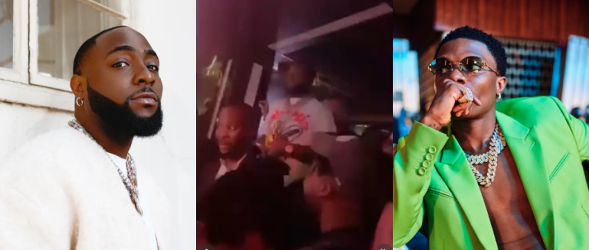 Davido Stunned At Club As DJ Switches From His Hit To Wizkid’s New Song
