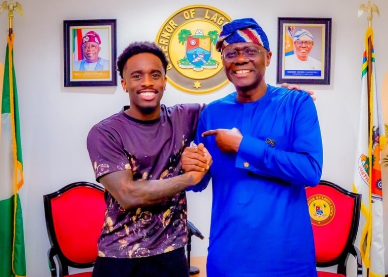 Kai Cenat Is Back in Lagos and Pays a Courtesy Visit to Governor Sanwo-Olu