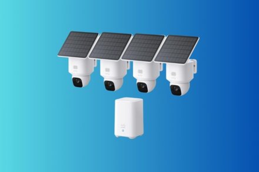 Four solar security cams for $299.99 is a serious home coverage deal