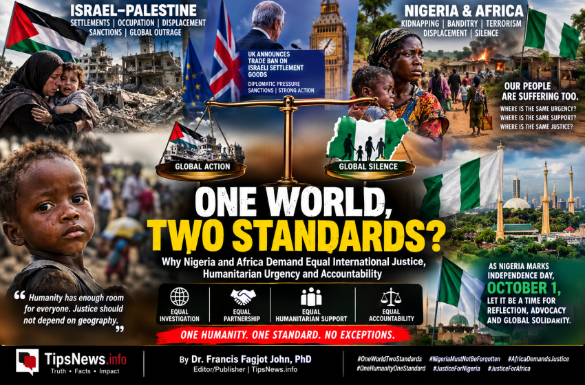  ONE HUMANITY, ONE STANDARD: WHY THE WORLD MUST RECONSIDER NIGERIA BEFORE AFRICA RECONFIGURES THE GLOBAL ORDER